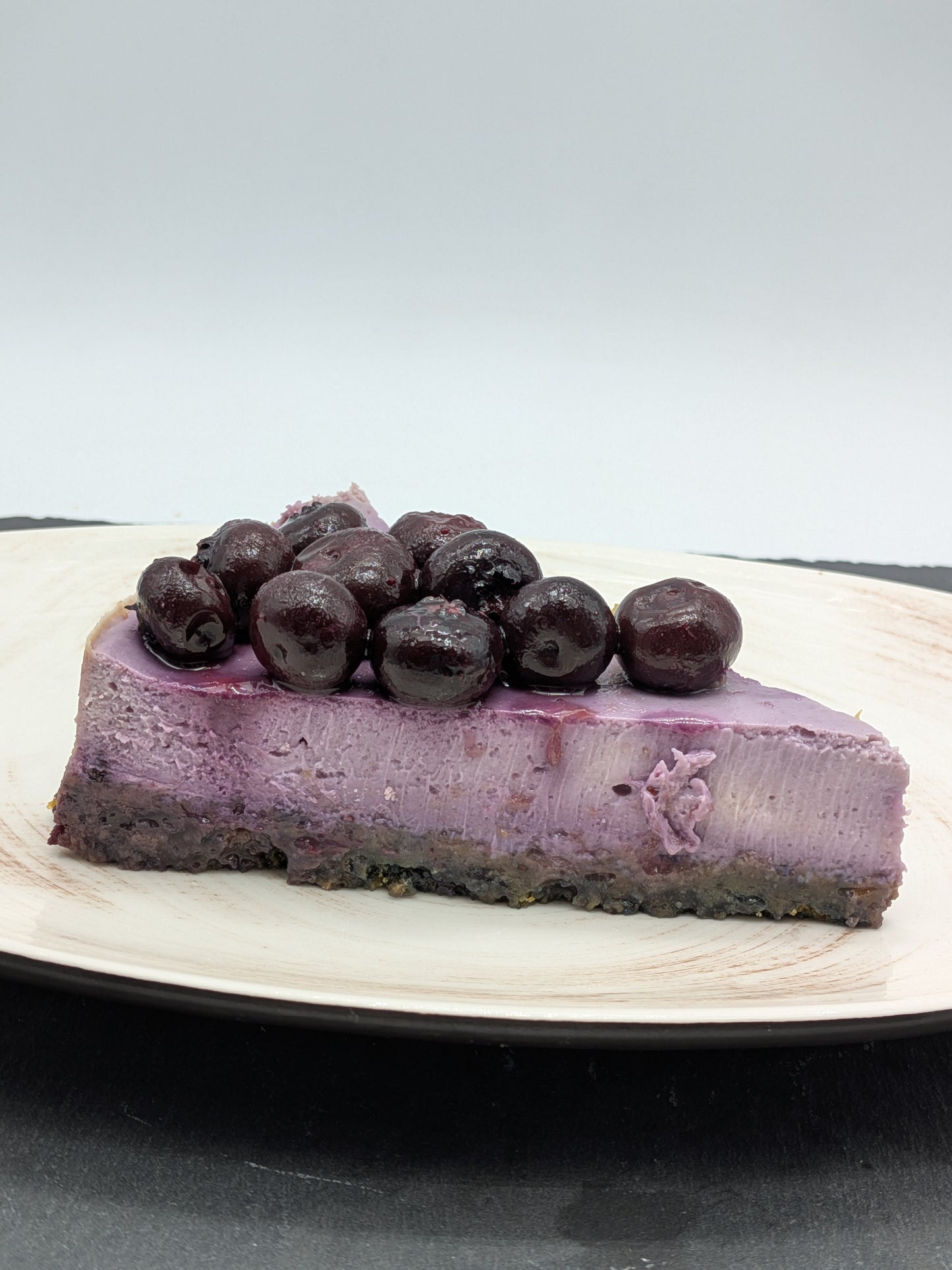 Blueberry Cheesecake Slice